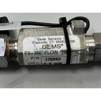Varian E11130642 Gem Sensors 179993 0.5 GPM Flow Switch